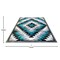 Flash Furniture Turquoise 5' x 7' Diamond Patterned Area Rug OKR-RG1106-57-TQ-GG - alternate 2